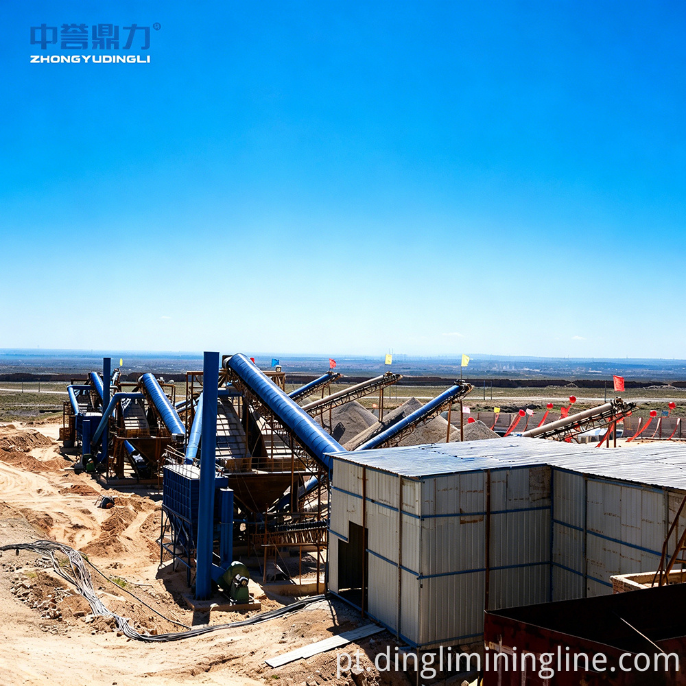 cone crusher crushing line